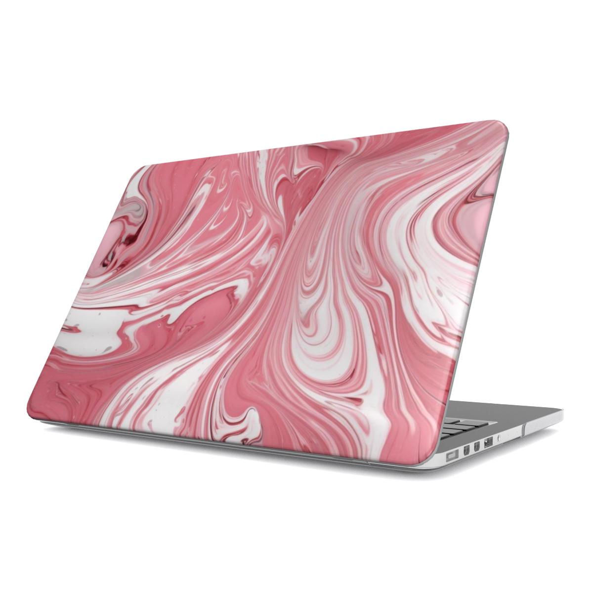 Pink Marble Paint MacBook Case