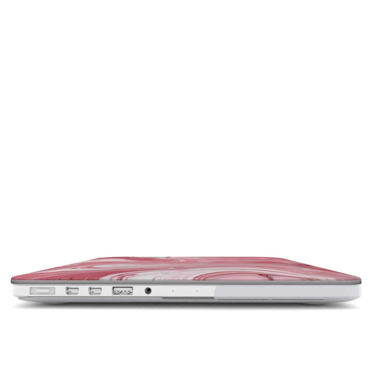 Pink Marble Paint MacBook Case