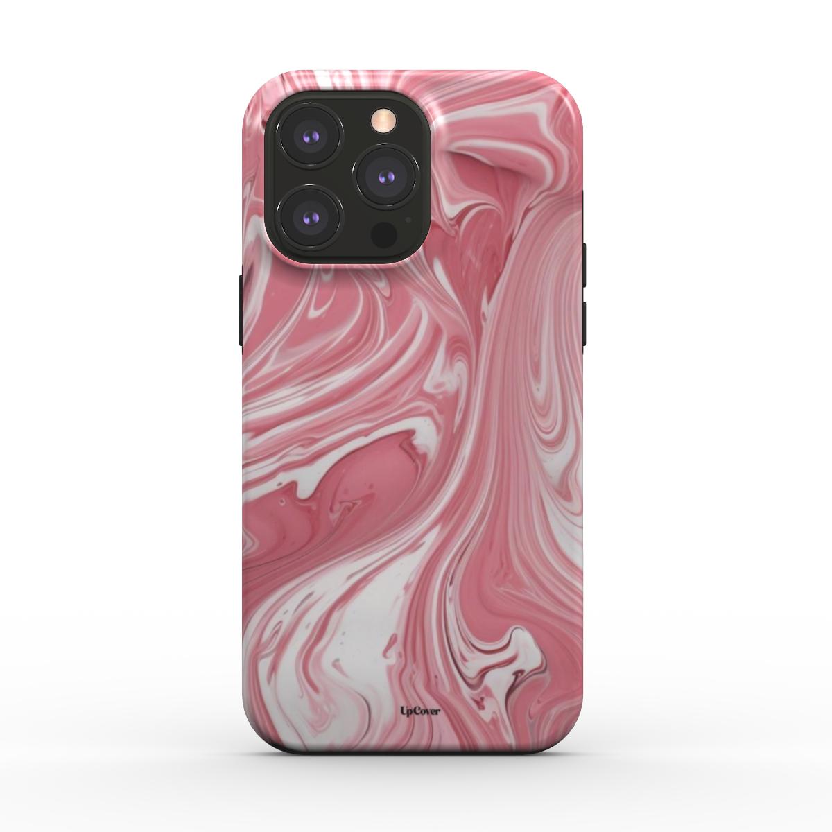 Pink Marble Paint Phone Case (MagSafe)