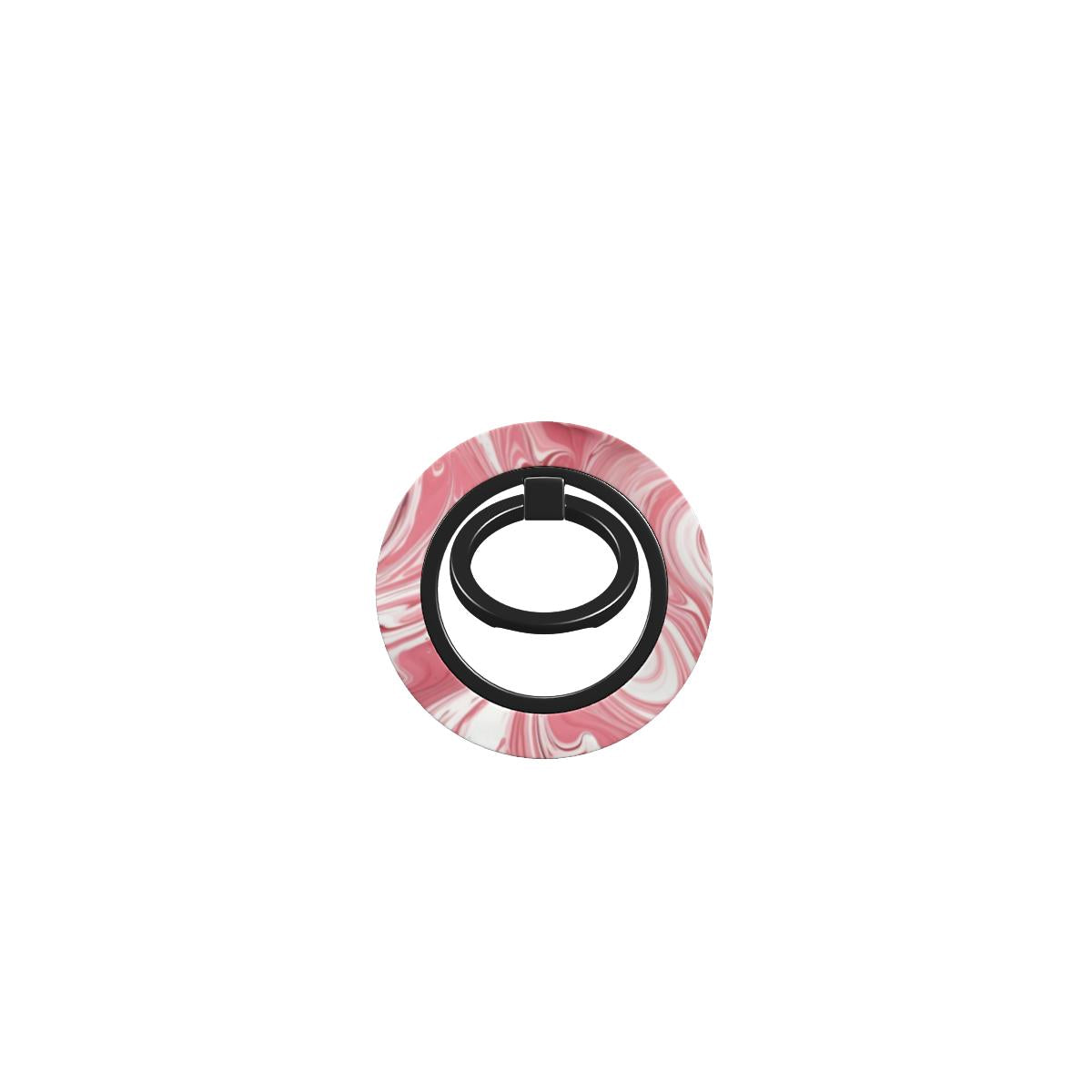 Pink Marble Paint Magnetic Ring Holder